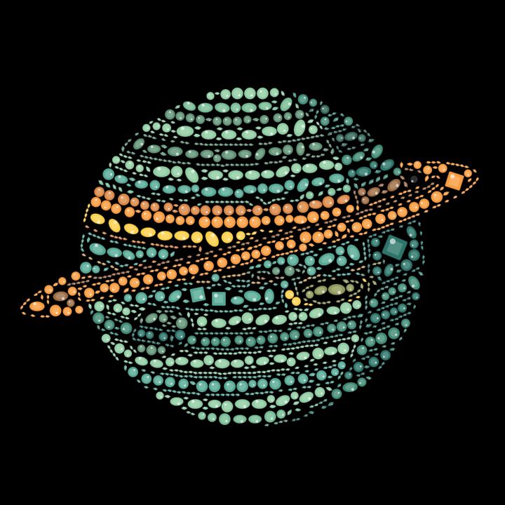 Planeta com anéis