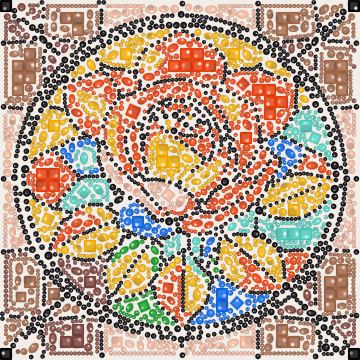 Rosa de vitral