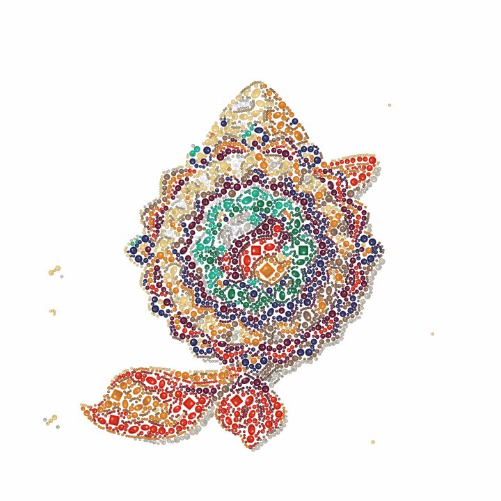 Carpa koi laranja