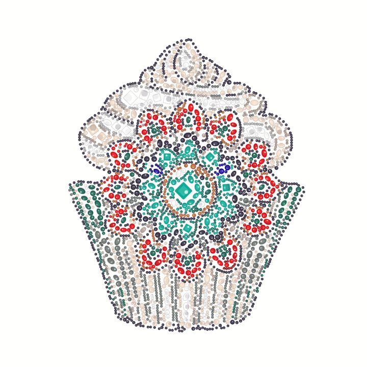 Cupcake com creme
