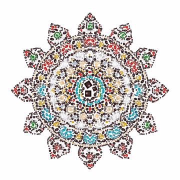 Mandala estrelada