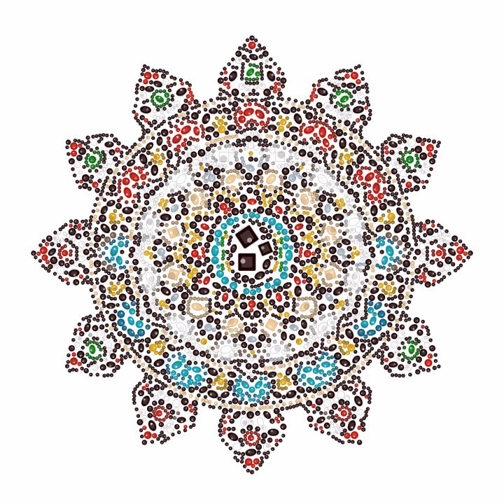 Mandala estrelada