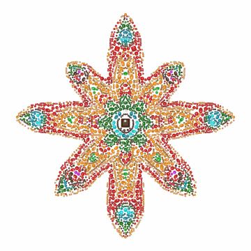Estrela-do-mar com turquesa