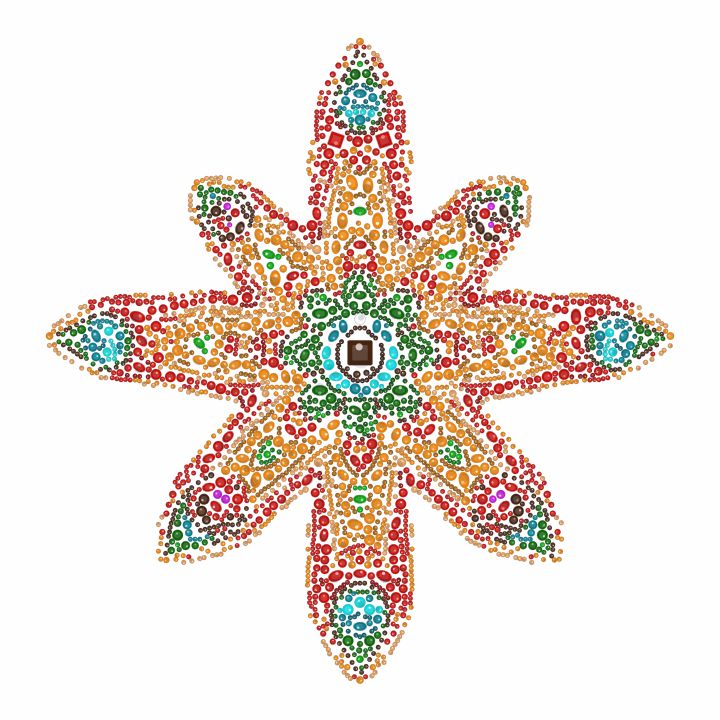 Estrela-do-mar com turquesa