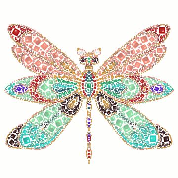 Libélula de asas transparentes