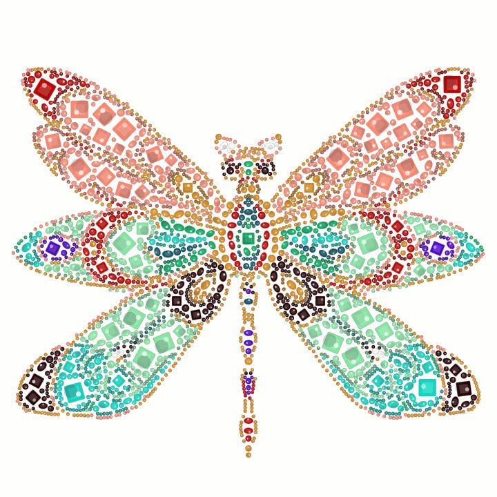 Libélula de asas transparentes