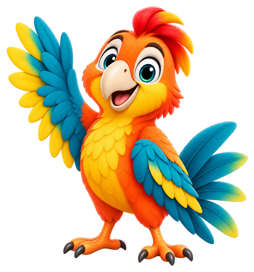 Artik, the Artia Club parrot